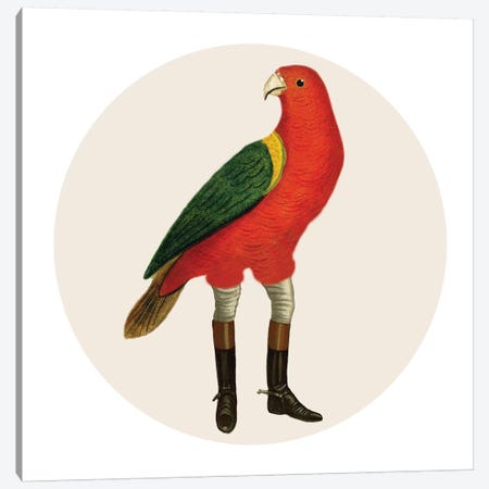 Bird With Boots Canvas Print #COC292} by Coco de Paris Canvas Print