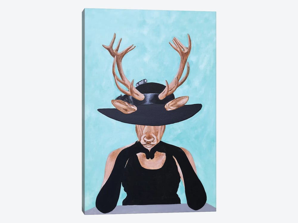 Deer Vogue by Coco de Paris 1-piece Canvas Artwork