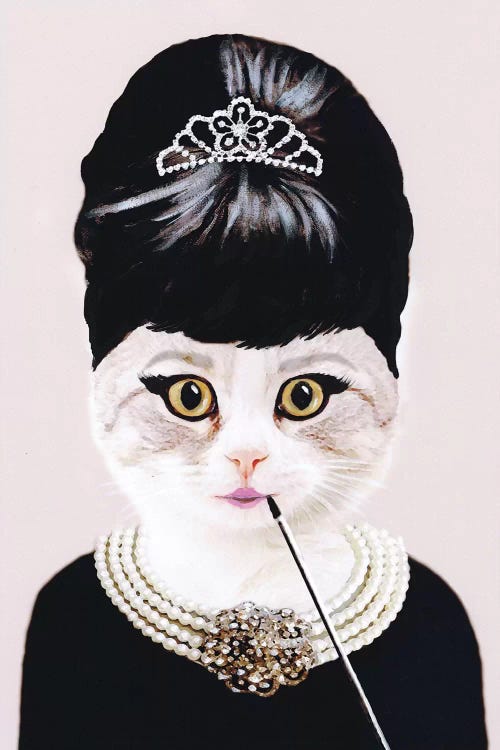 Audrey Hepburn Cat