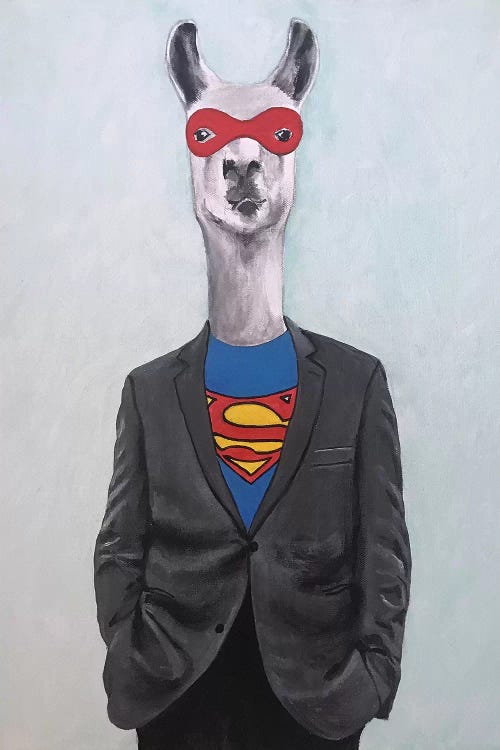 Llama Superman