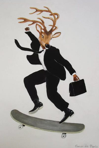 Coco de Paris: Deer Skater by Coco de Paris
