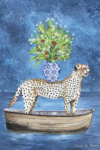 Cheetahs: Cheetah Flowers by Coco de Paris