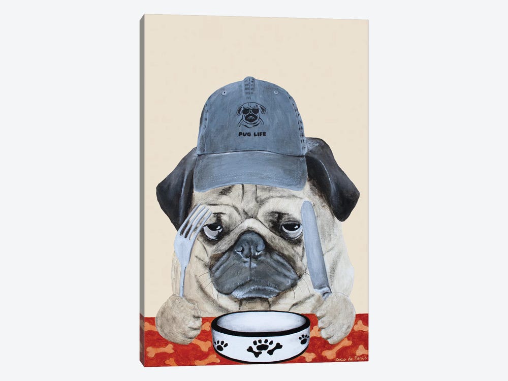 Pug Life by Coco de Paris 1-piece Art Print