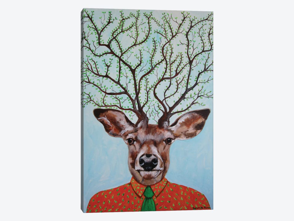 Deer Tree by Coco de Paris 1-piece Art Print