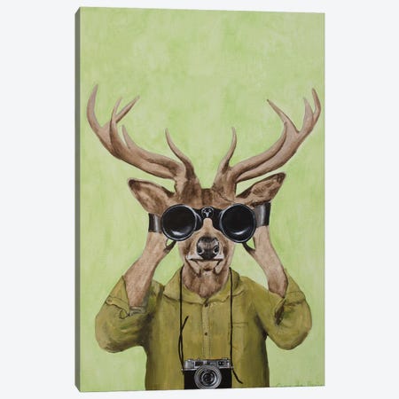 Deer Hunter Canvas Print #COC330} by Coco de Paris Canvas Wall Art