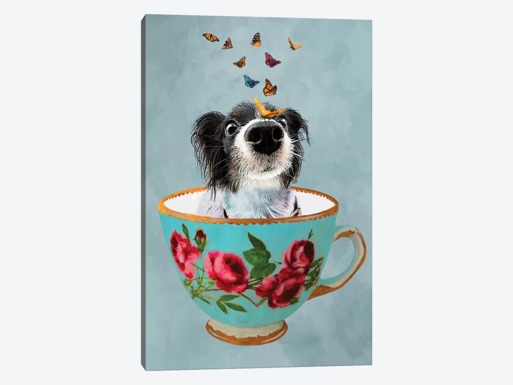 Doggy In A Cup by Coco de Paris 1-piece Art Print