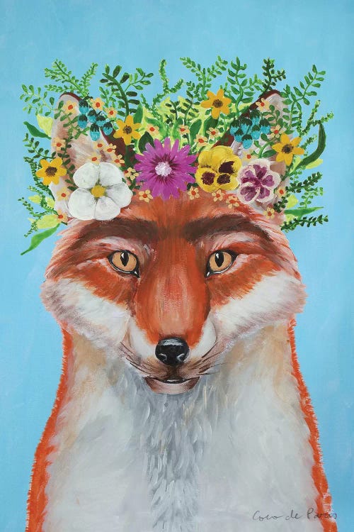 Frida Kahlo Fox Blue