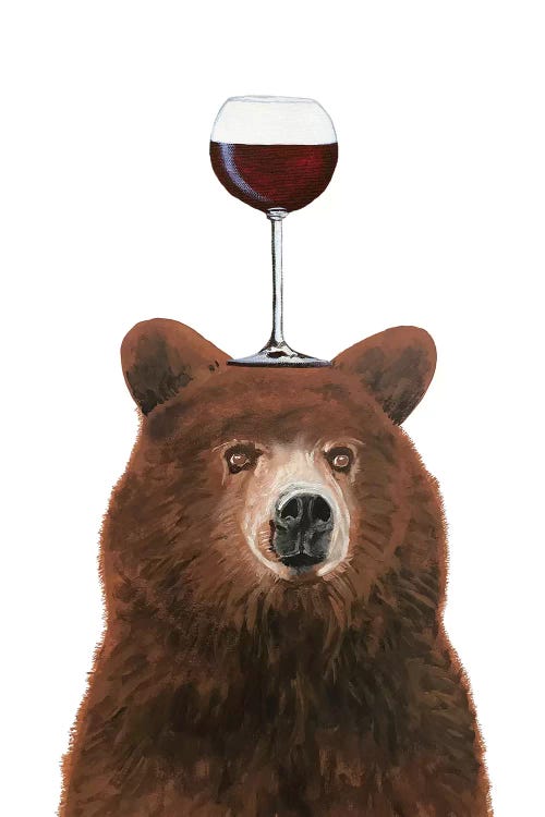 Bear With Wineglass