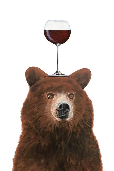 Coco de Paris: Bear With Wineglass by Coco de Paris