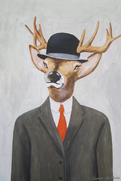 Coco de Paris: English Deer With Hat by Coco de Paris