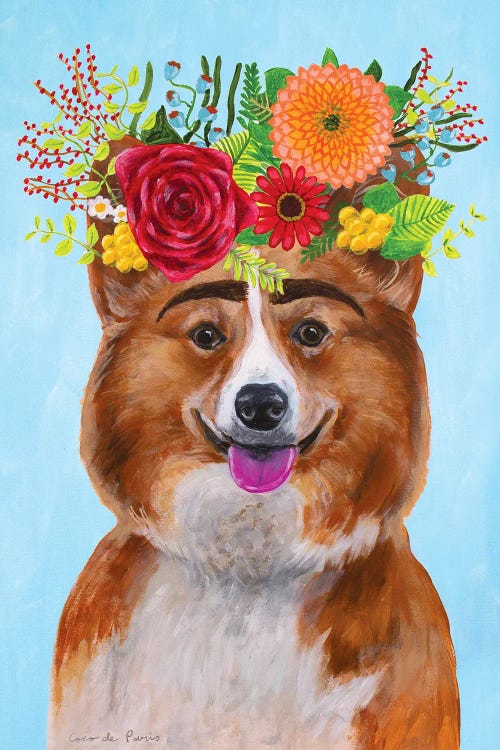 Frida Kahlo Corgi