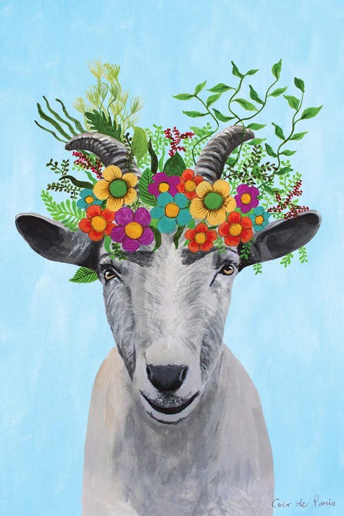 Frida Kahlo Goat