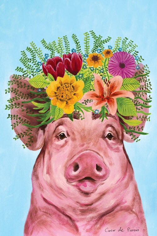 Frida Kahlo Pig