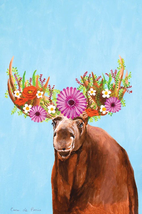 Frida Kahlo Moose by Coco de Paris wall art