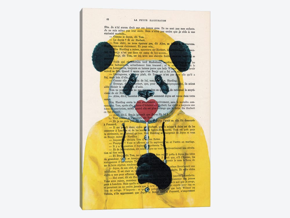 Panda With Lollipop II by Coco de Paris 1-piece Canvas Artwork