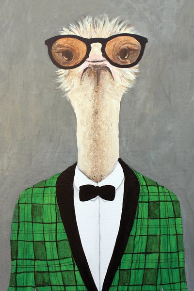 Ostriches: Vintage Ostrich by Coco de Paris