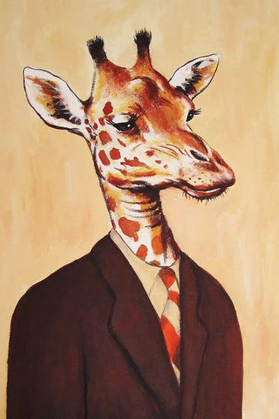 Giraffes: Giraffe Gentleman by Coco de Paris