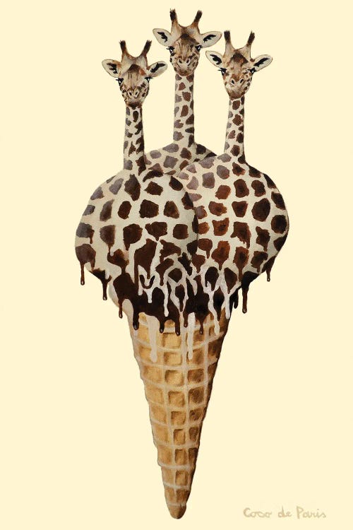 Ice Cream Giraffes