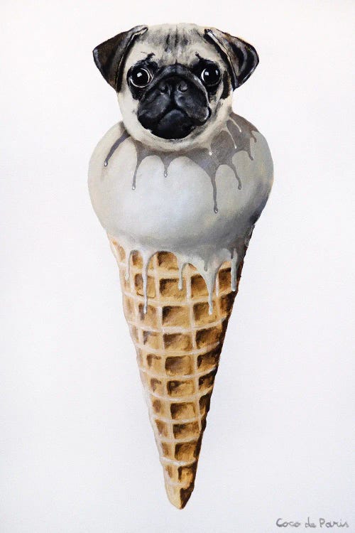 Ice Cream Pug