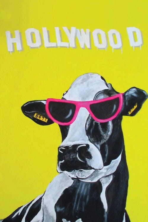 Hollywood Cow by Coco de Paris wall art