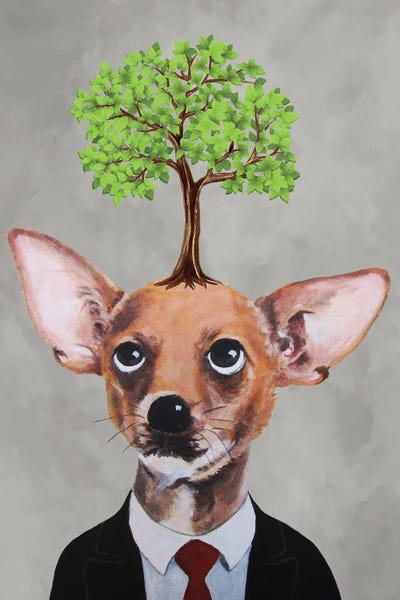 Chihuahuas: Chihuahua With Tree by Coco de Paris