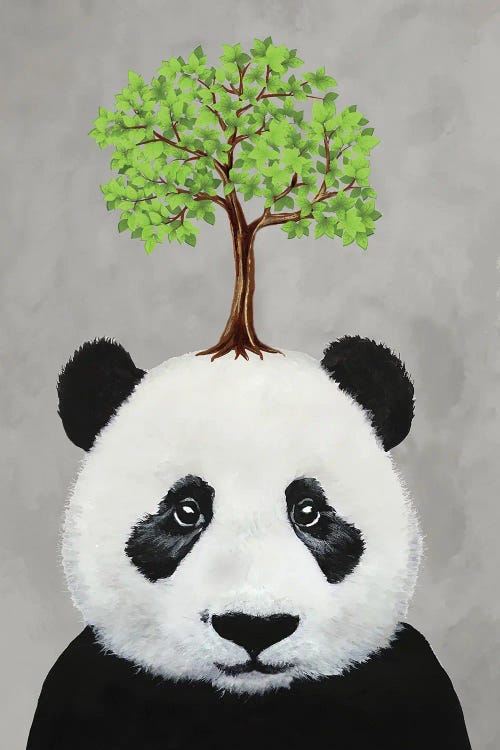 Panda With A Tree