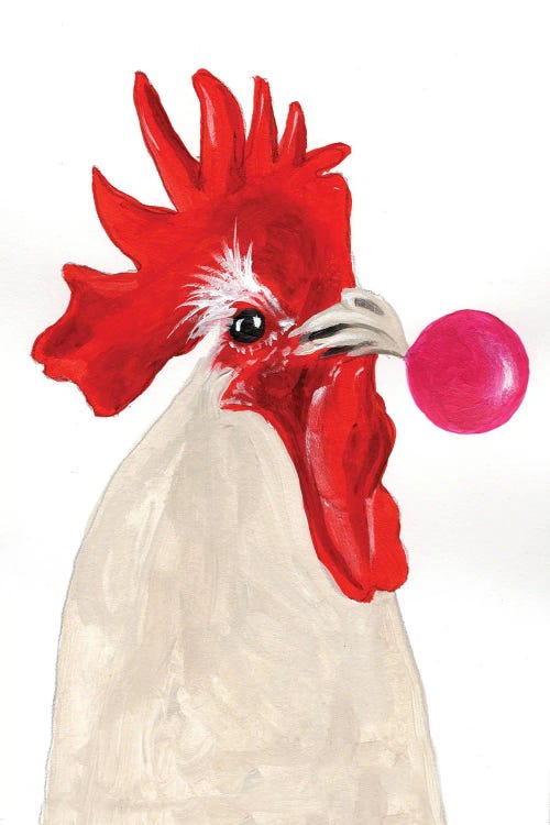 Rooster With Bubblegum