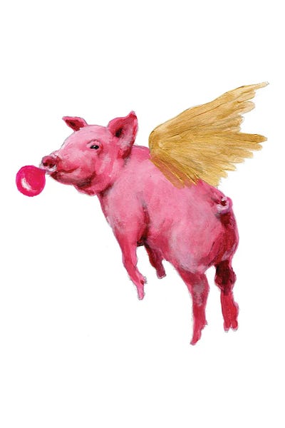 Coco de Paris: Flying Pig With Bubblegum by Coco de Paris