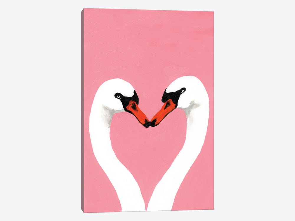 Swan Love by Coco de Paris 1-piece Art Print