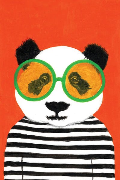 The Seventies: Stripy Panda by Coco de Paris