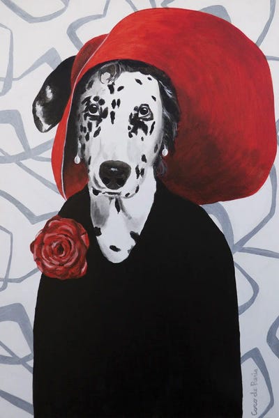 Dalmatians: Vintage Dalmatian by Coco de Paris