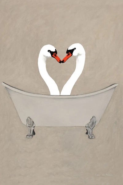 Coco de Paris: Swans In Bathtub by Coco de Paris