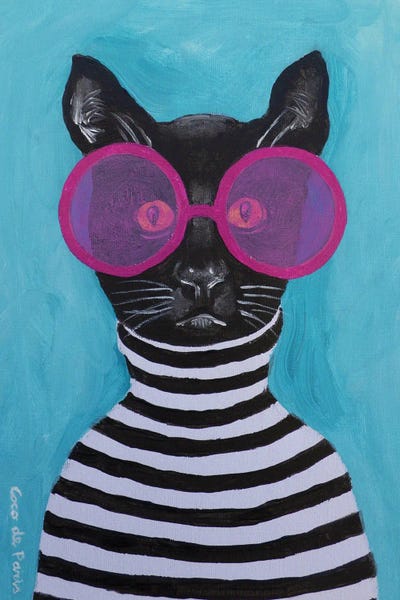 Coco de Paris: Stripey Black Cat by Coco de Paris