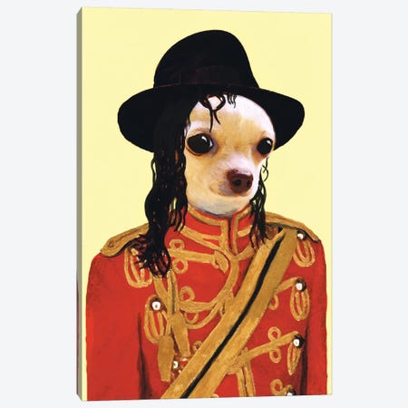 Michael Jackson Chihuahua Canvas Print #COC54} by Coco de Paris Canvas Art