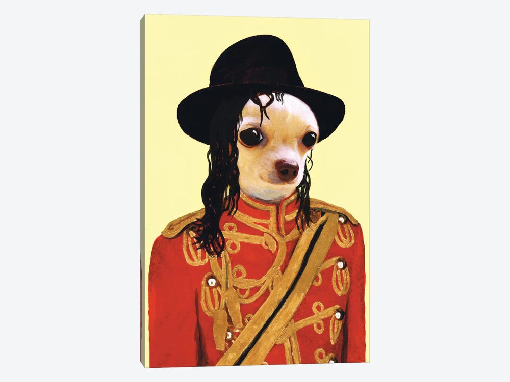 Michael Jackson Chihuahua by Coco de Paris 1-piece Art Print
