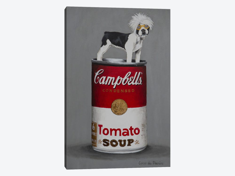 Pop Art Bulldog by Coco de Paris 1-piece Art Print