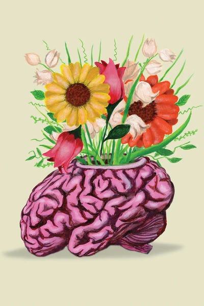 Biology: Brain Flowers by Coco de Paris