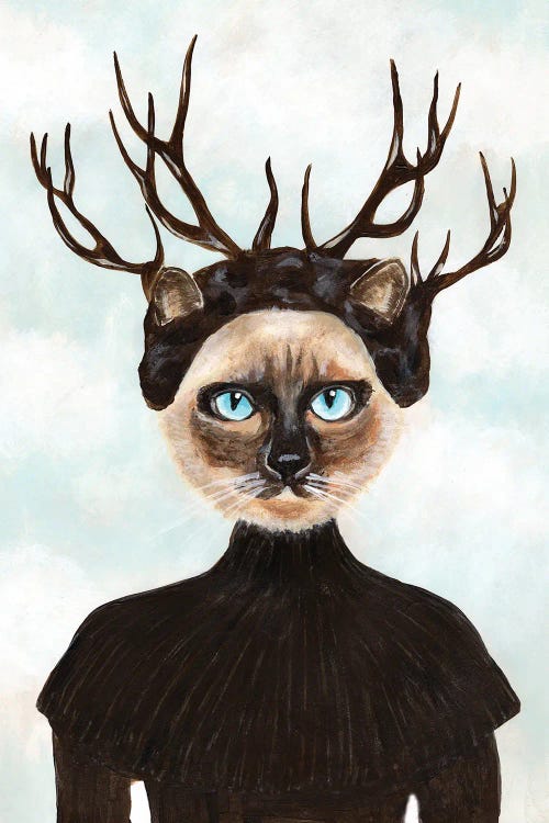 Deer Cat by Coco de Paris wall art
