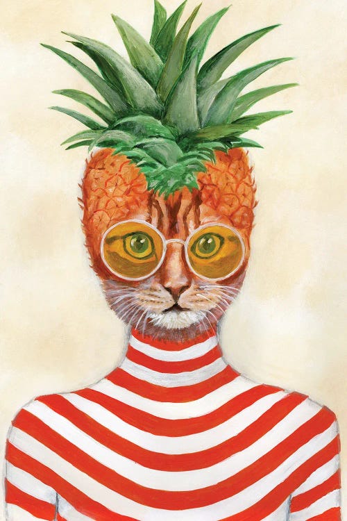 Pineapple Cat by Coco de Paris wall art