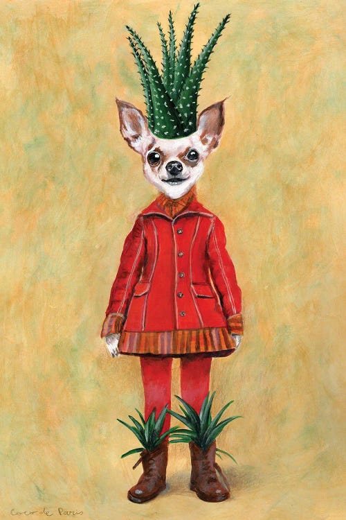 Chihuahua Cactus by Coco de Paris wall art