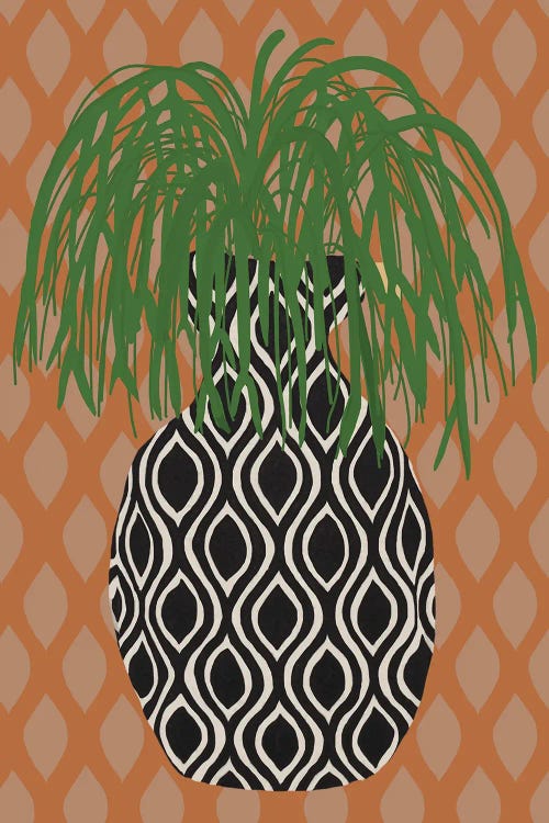 Green Plant Retro Style III