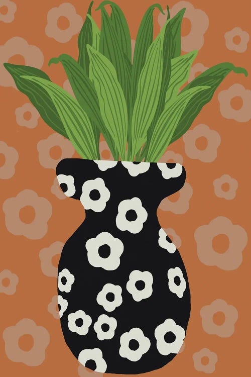 Green Plant Retro Style V