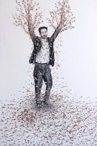 Fine Art Print: Tree Man In The Wood by Coco de Paris
