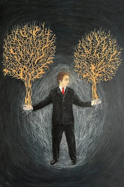Man With Trees