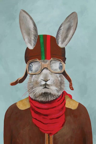Rabbit Aviator I by Coco de Paris canvas print
