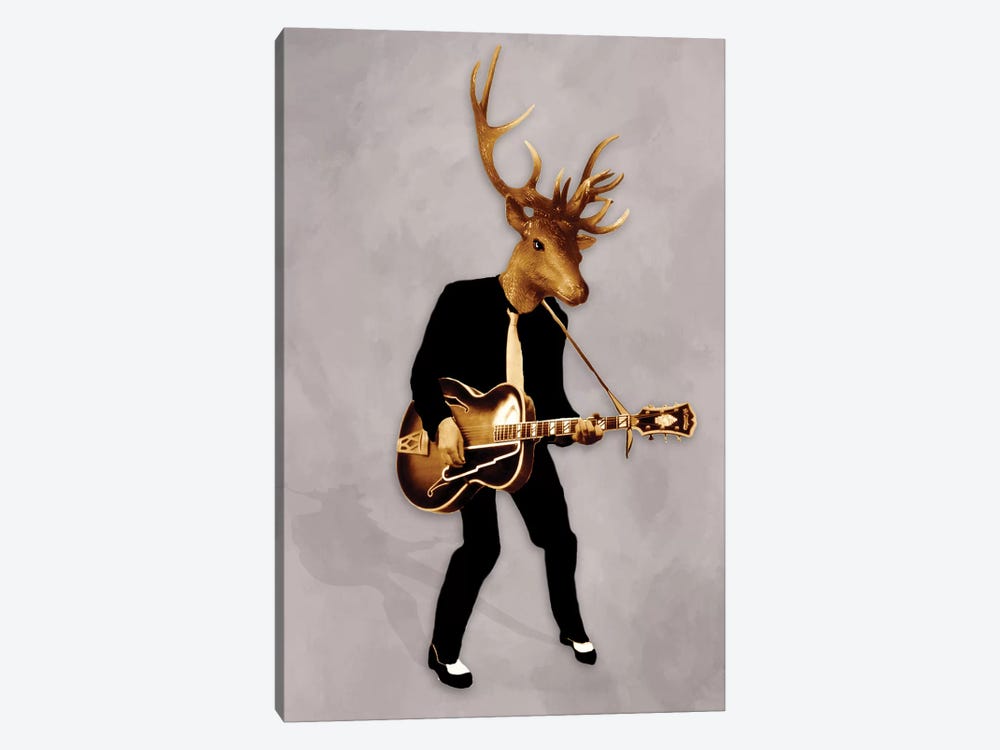 Rockin' Deer by Coco de Paris 1-piece Canvas Art