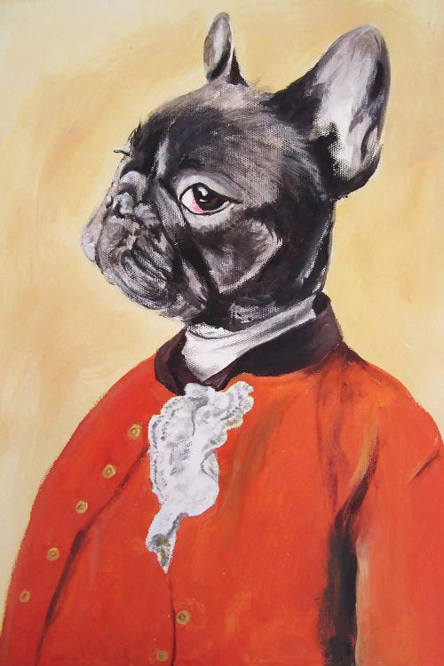 Sir Bulldog by Coco de Paris wall art