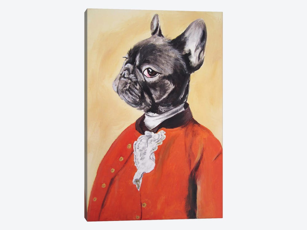 Sir Bulldog by Coco de Paris 1-piece Canvas Art