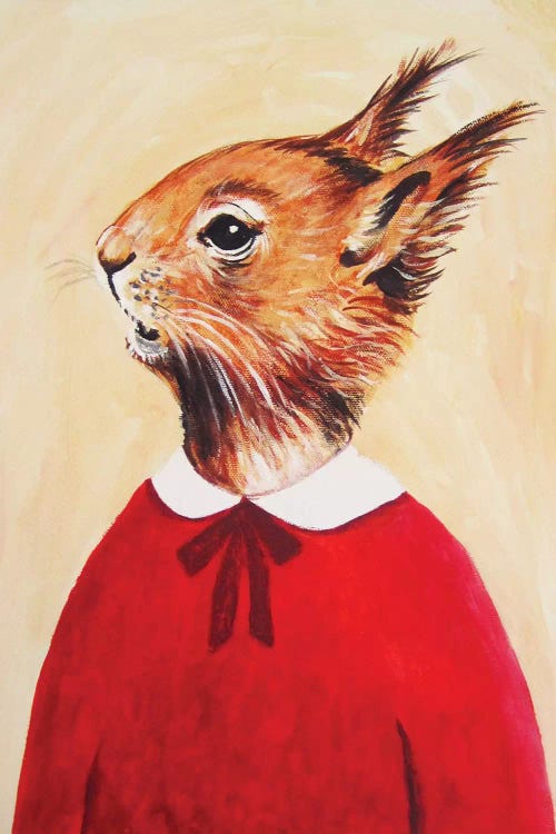 Squirrel Girl by Coco de Paris wall art
