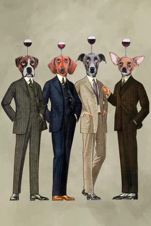 The Wine Club by Coco de Paris wall art